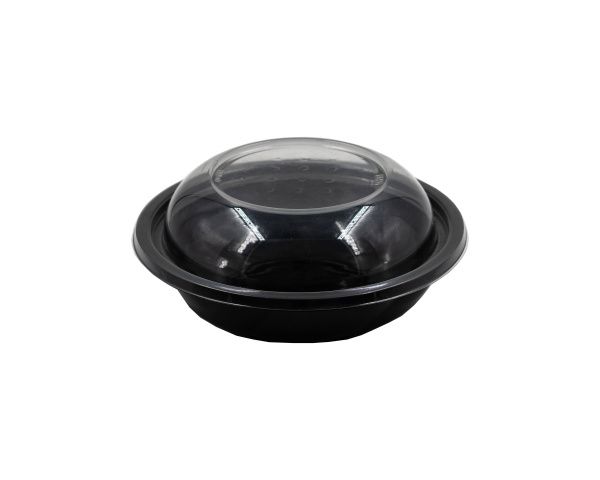 контейнер СП-190 750мл ЧЕРНЫЙ круглый ПЭТ СТП