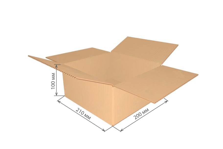 гофроящик 210х200х100 Т22С/20-25 шт * от производителя в Йошкар-Оле
