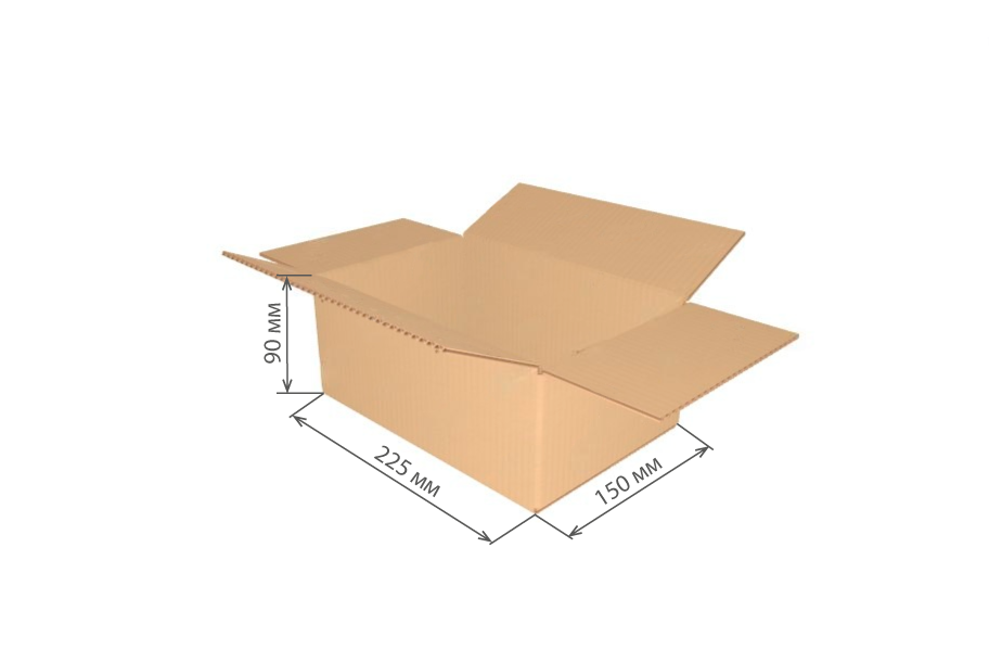 гофроящик 225х150х90 Т22С/20-25 шт * от производителя в Йошкар-Оле