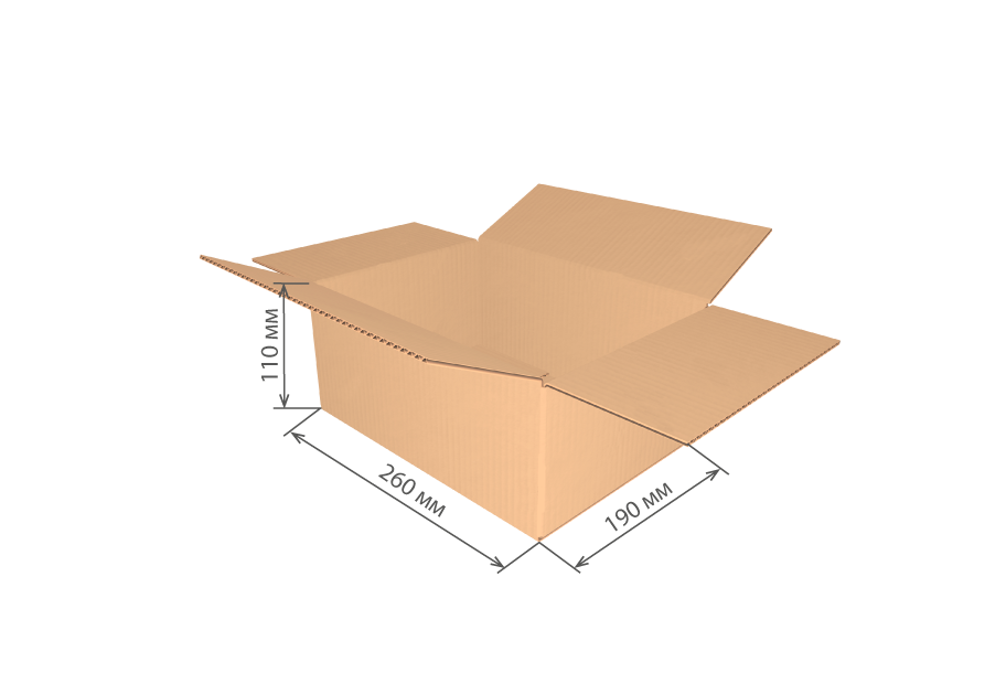 гофроящик 260х190х110 Т23С/20-25 шт * от производителя в Йошкар-Оле