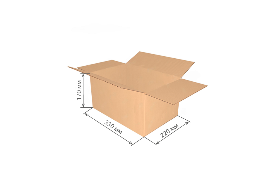 гофроящик 330х220х170 Т23С/20-25 шт * от производителя в Йошкар-Оле