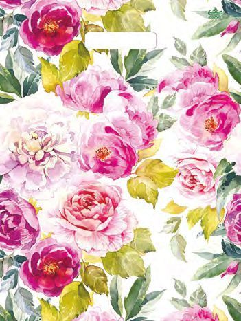 пакеты выр.31х40 Акварельные пионы ШК *