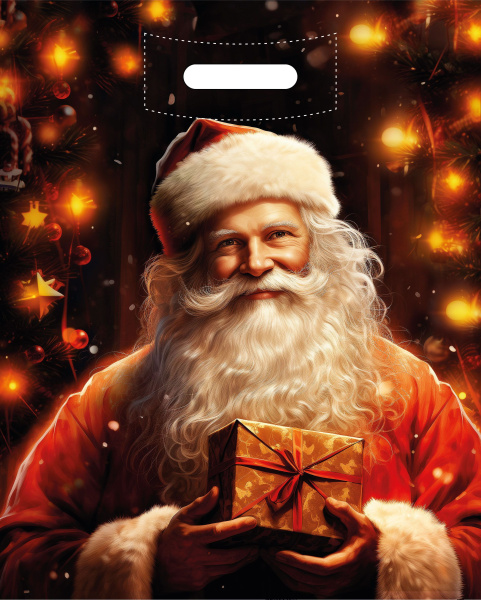 пакеты выр. 38х47 Дед мороз НГ 2А