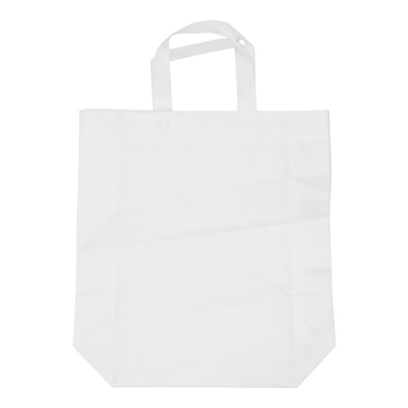 сумка из спанбонда 33х40 белая *