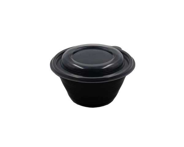 контейнер ПР-МС-500 черный (крышка ПР-МС-КР прозрачная)/540