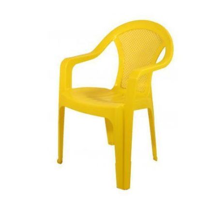 кресло пластиковое желтое Румба