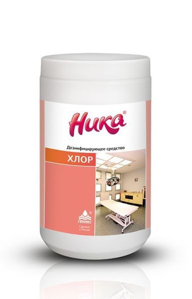 дезинфицирующее средство НИКА-Хлор 1кг в табл.