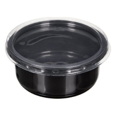 контейнер СпК-115 350мл черное дно с крышкой
