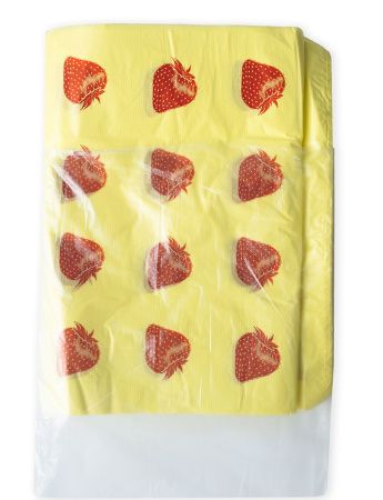 майки 29х57 Клубничка, желтые /100 от производителя в Йошкар-Оле