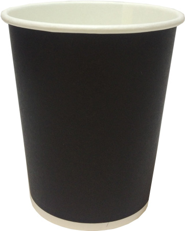 стакан бум. 200 мл Черный Скандипакк от производителя в Йошкар-Оле