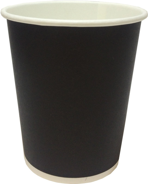 стакан бум. 200 мл Черный Скандипакк от производителя в Йошкар-Оле