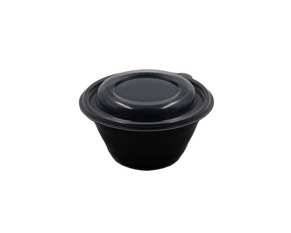 контейнер ПР-МС-500 черный (крышка ПР-МС-КР прозрачная)/540