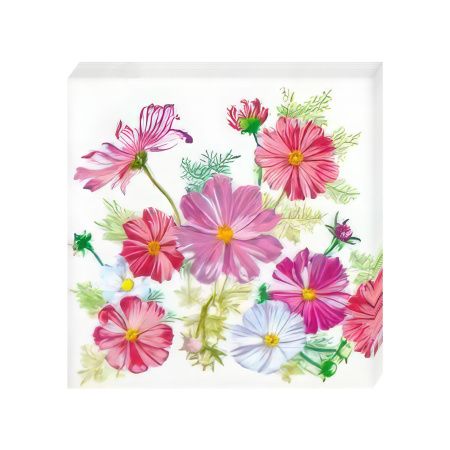 салфетки 25х25 DesnaDesing Космея /40