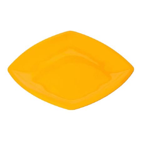 тарелка квадратная ПП 300х300 желтая/3