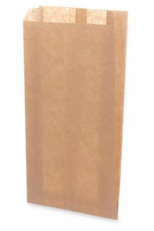 пакет бумажный с V-обр. дном 20,5х9х4 крафт
