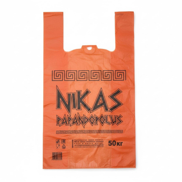 майки 30х55 Nikas ПНД оранж/100 *