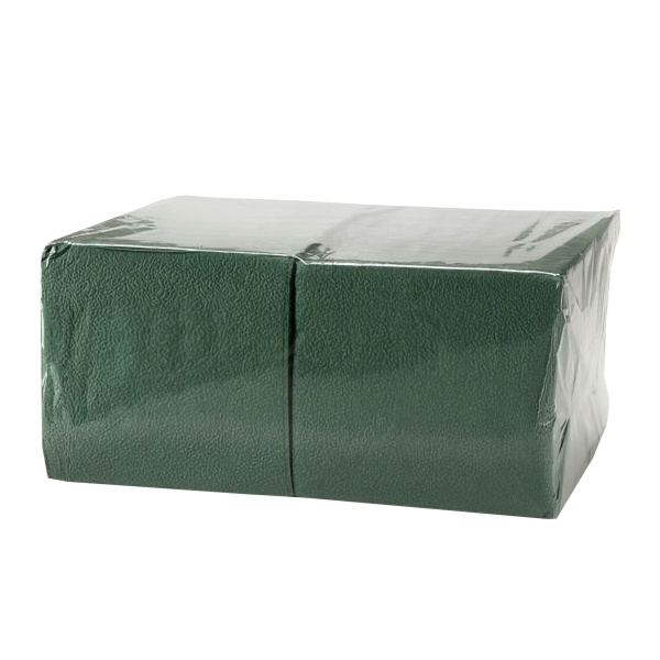 салфетки  25х25 Биг Пак зеленые/400 (темно-зеленые)