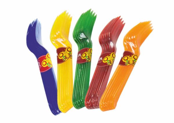 вилка Фуршет красная ДК