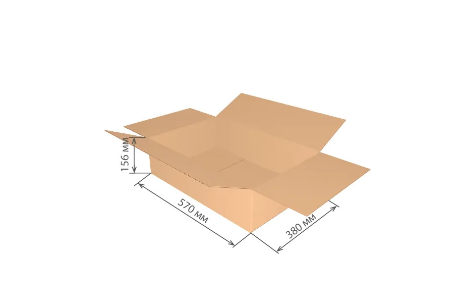 гофроящик 570х380х156 Т23С/20-25 шт * от производителя в Йошкар-Оле