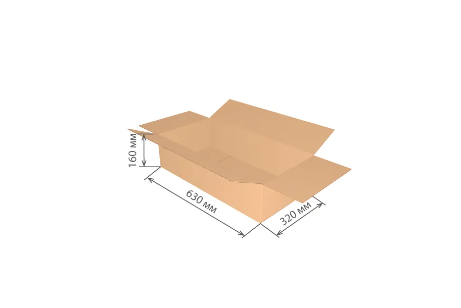 гофроящик 630х320х160 Т23С/20-25 шт * от производителя в Йошкар-Оле