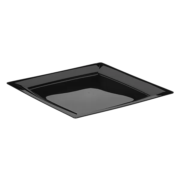 тарелка квадратная ПС 210 мм черная/3