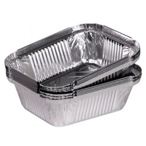 контейнер алюминиевый КОМПЛЕКТ прям. Paterra (218х156 h=38) с крышкой/100