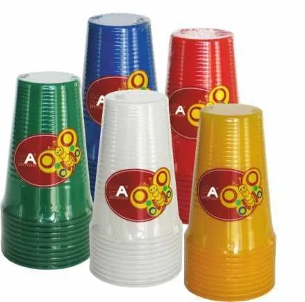 стакан 200мл красный ДК