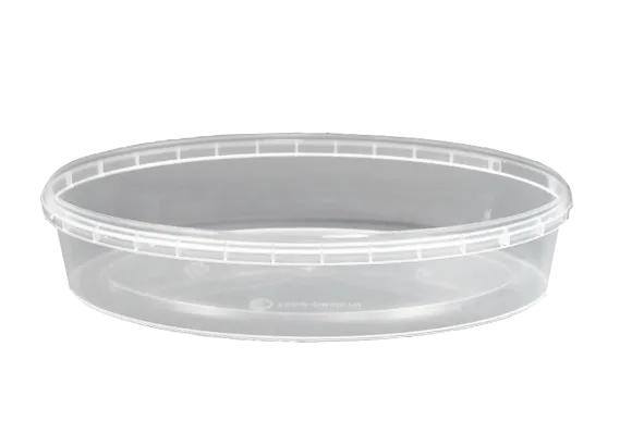 банка под пресервы 500 мл. овал с крышкой ПРОЗРАЧНАЯ d-150 /3570 АУ