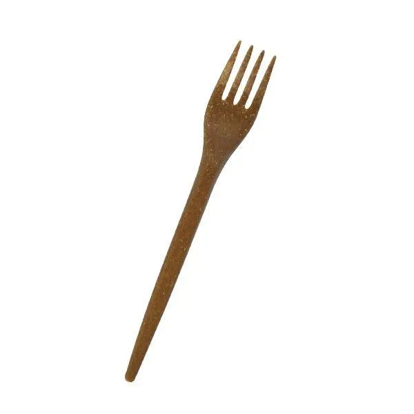 вилка коричневая древесное волокно/50