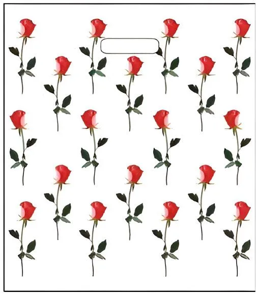 пакеты выр.30х40 Розочки