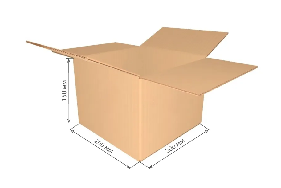 гофроящик 200х200х150 Т22С/20-25 шт * от производителя в Йошкар-Оле
