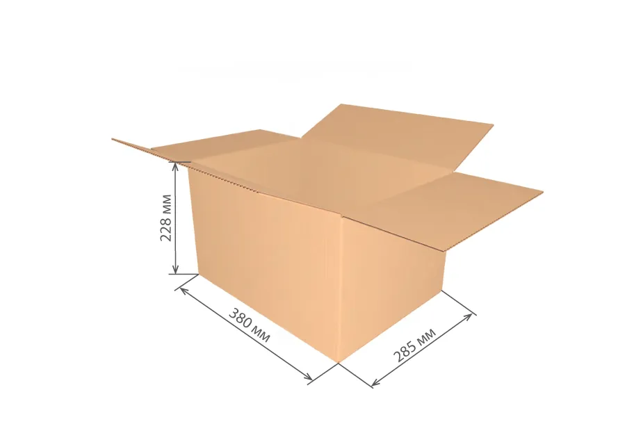 гофроящик 380х285х228 (№63) Т22С/20-25 шт * от производителя в Йошкар-Оле