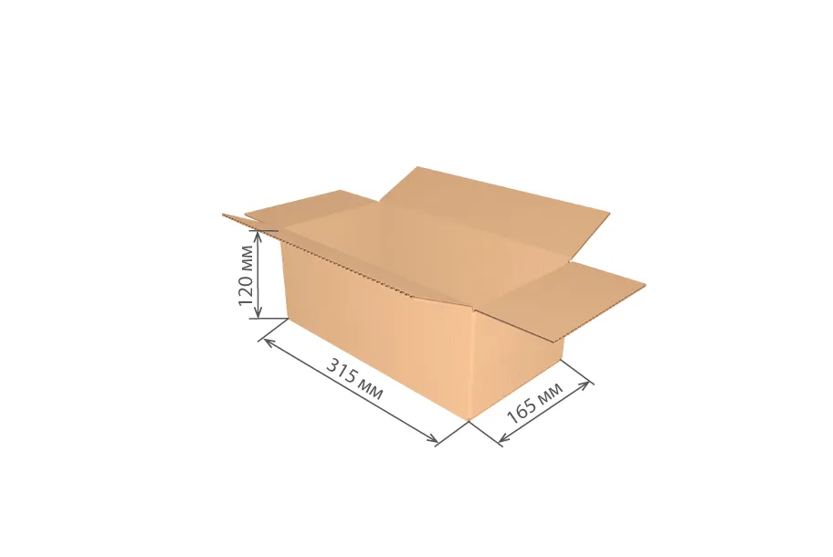 гофроящик 315х165х120 Т22С/20-25 шт * от производителя в Йошкар-Оле