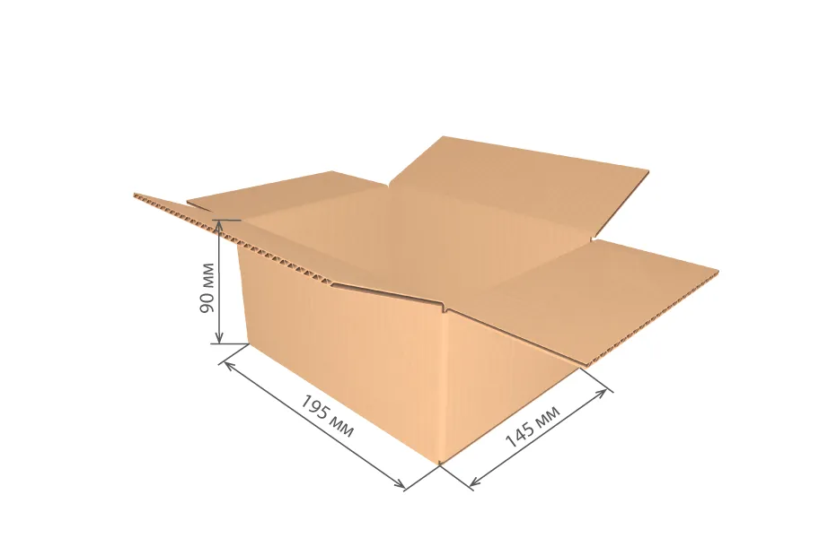 гофроящик 195х145х90 Т23С/20-25 шт * от производителя в Йошкар-Оле